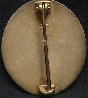 Gold Wound Badge - Back