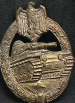 Bronze Tank Badge - Front