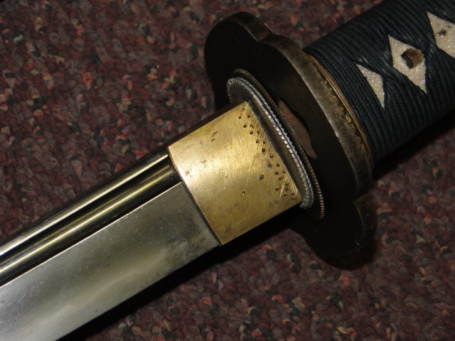 1940s Japanese Militia Samurai sword Habaki