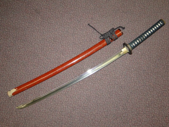 WWII Japanese Militia sword and scabbard