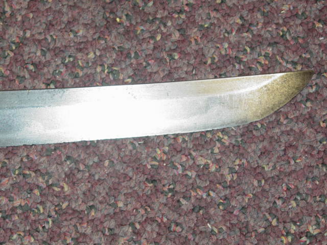 Wakisashi Samurai sword blade tip