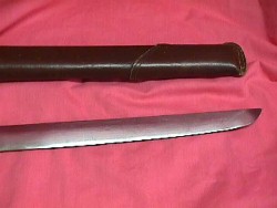 Late war Samurai sword blade tip