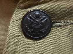 WWI US army tunic button
