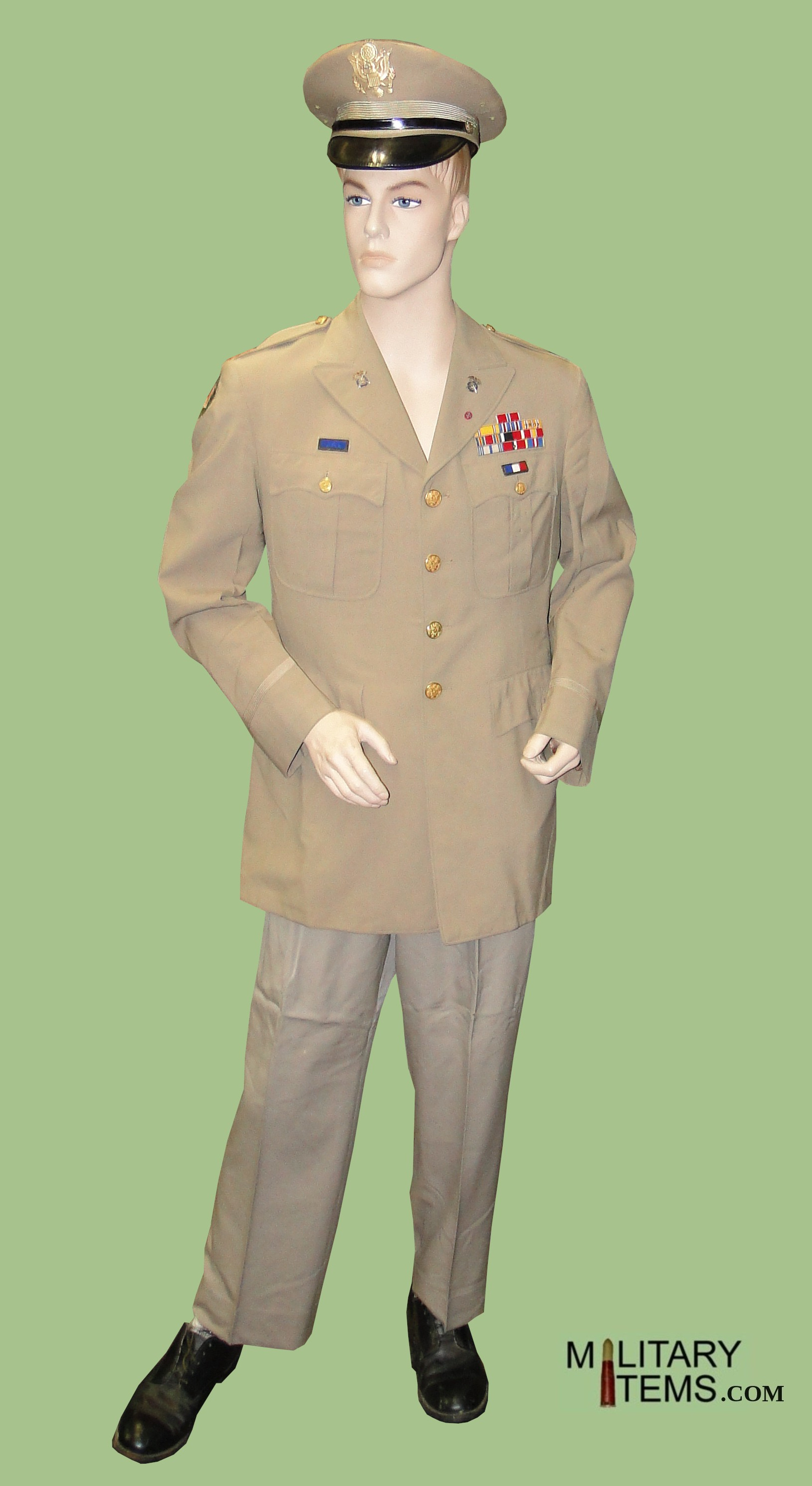 WWII US army Khaki summer uniform