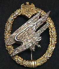 Luftwaffe paratrooper badge