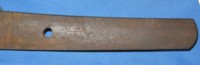 Samurai sword tang types