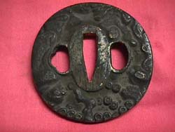 Samurai sword Tsuba circa 1800s