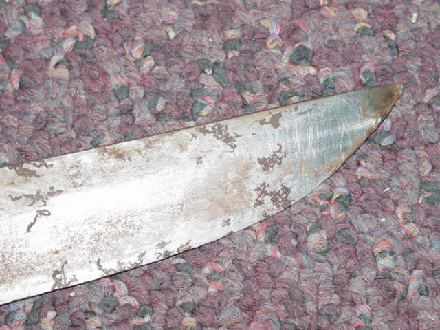 Late 1800s Wakisashi sword blade tip