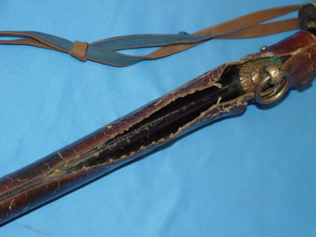 Samurai sword scabbard suspension ring