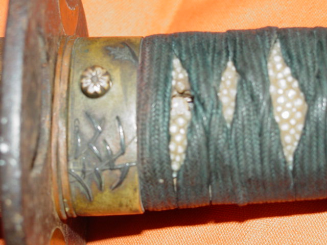 1800's Wakisashi handle Fuchi