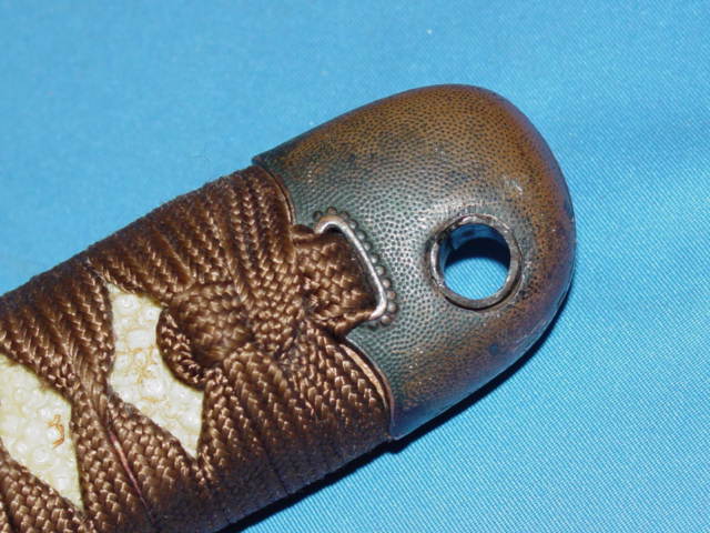 WWII Japanese gunto sword pommel