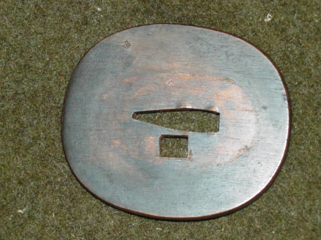 WWII Japanese Katana plain Tsuba