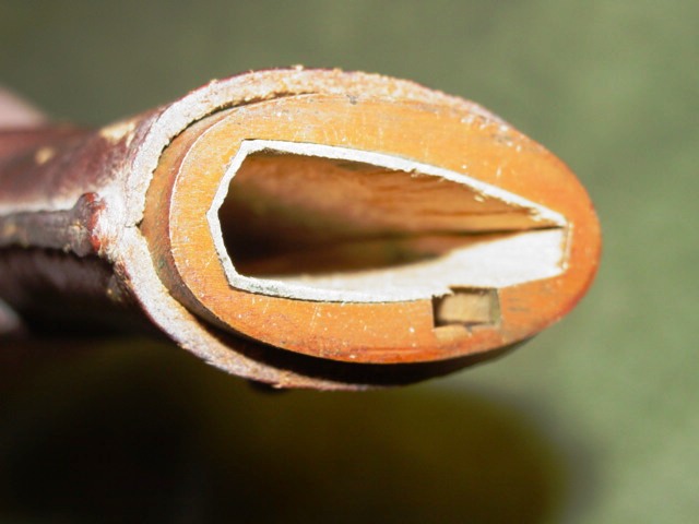 WWII Katana scabbard sword throat