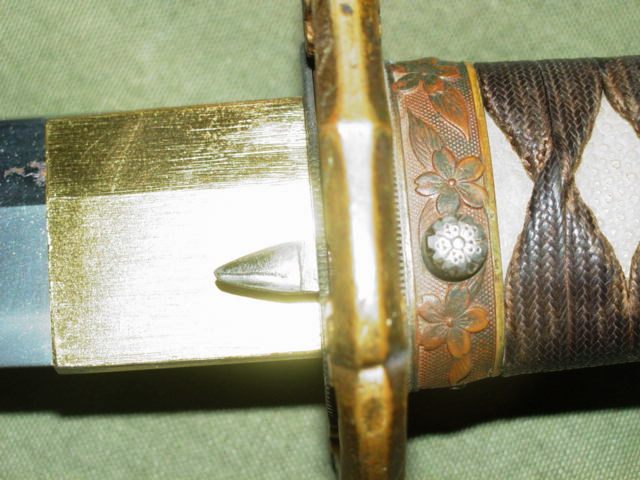WWII Katana sword fuchi