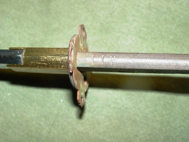 WWII Samurai sword blade spine markings