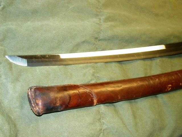 Katana sword blade and scabbard