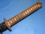Civilian unsigned Samurai sword circa 1700s 1700s civilian Wakizashi sword