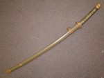 WWII Katana sword signed Yasu Oki WWII Japanese Gunto Katana sword