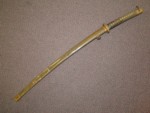 WWII Gunto samurai sword signed Kanemoto WWII Japanese signed Katana