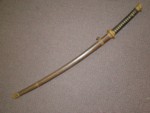 WWII Japanese Officer Katana made by Akitoshi WWII Katana with metal scabbard