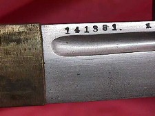 NCO Samurai sword blade serial number